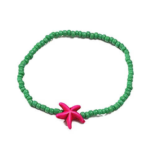 Zkydhbd Multi Farbstarfische Charme Armbänder Für Frauen Handgefertigtes Perlen Armbänder Schmuckgeschenke Strandzubehör von Zkydhbd