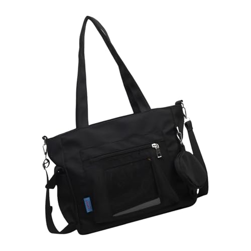 Zkydhbd Multi Purpose Handtasche Abnehmbare Geldbörse Crossbody Taschen Leinwand Schultertasche Für Anime Pin Display Und Cosplay Mit Großer Kapazitätstasche von Zkydhbd