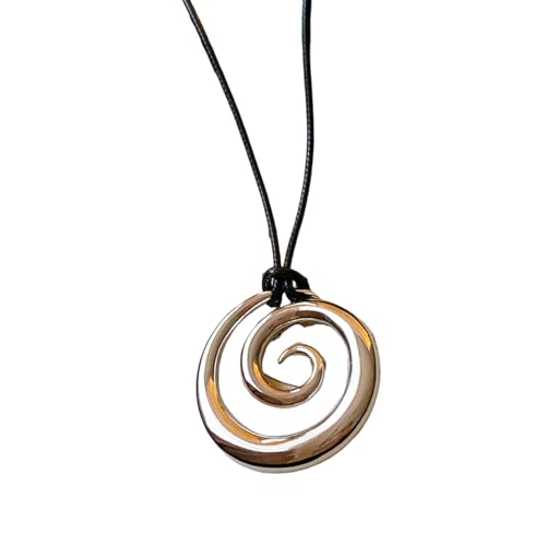 Zkydhbd Multifirtional Metall Round Anhänger Halskette Metallschmuck Alltag Für Tägliche Verschleiß Vorhandenem Verhältnis Modisch von Zkydhbd