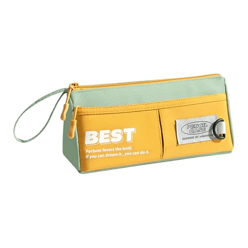 Zkydhbd Multifunktionaler Fachbleistift Hülle Schüler Großkapazität Stationeries Aufbewahrungstasche Reißverschlüsse Bleistiftstockbeutel Stifthaltertasche von Zkydhbd