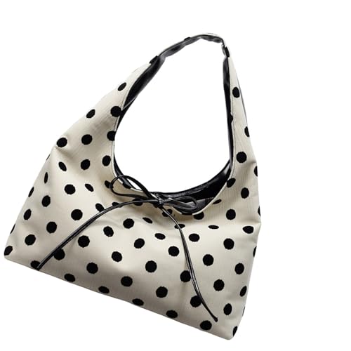 Zkydhbd Polkas Punkt Tasche Für Frauen Hobos Taschen Trendige Schulterhandtasche Satchel Slouchy Toted Geldbörsen Für Reisearbeit Pendeln Frauen Hobos Geldbeutel von Zkydhbd