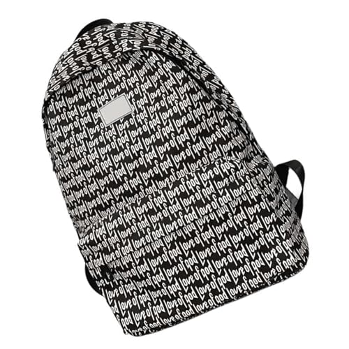 Praktischer Campus Nylon Rucksack Für Frauen Mit Großer Kapazität Mit Verstellbarem Gurt Ästhetischer Tagespack Jugendmode Rucksack von Zkydhbd