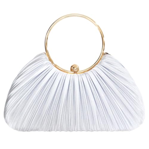 Zkydhbd Raffinierte Abendtasche Abnehmbare Kette Faltener Schulterbetreuer Eleganter Handtasche Für Hochzeiten Und Partys Stilvolle Abendtasche von Zkydhbd