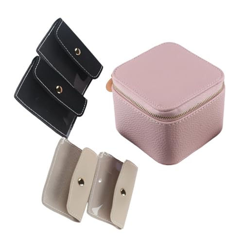Zkydhbd Reise Verwenden Kleine Schmuck Organisatoren Kleine Koffer Mit 4 Taschen Reisen Aufbewahrungsbox Perfekt Für Frauen Und Mädchen Präsentieren Schmuckschachtel Organizer von Zkydhbd