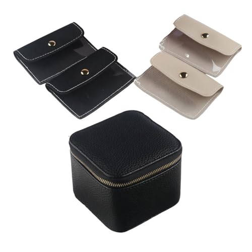 Zkydhbd Reise Verwenden Kleine Schmuck Organisatoren Kleine Koffer Mit 4 Taschen Reisen Aufbewahrungsbox Perfekt Für Frauen Und Mädchen Präsentieren Schmuckschachtel Organizer von Zkydhbd