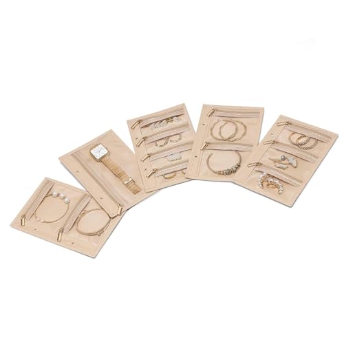 Zkydhbd Reisen Kleine Schmuck Organisatoren Buch Mit Beuteln Halsketten Ohrringe Aufbewahrungsalbum Geeignet Für Modische Frauen Präsentieren Modische Reisebehörer Accessoire von Zkydhbd