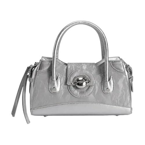 Zkydhbd Retro Motorradstile PU Leder Umhängetasche Mit Verstellbarem Gurt Crossbody Taschen Geräumige Innenraum Für Den Täglichen Gebrauch Casual Shopping Satchel von Zkydhbd