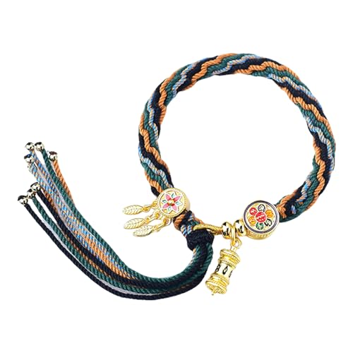 Zkydhbd Robte Baumwolltibetan Stile Gewebtes Armband Accessoire Für Frauen Suchen Glück Und Schützend In Modischen Vibrationsarmband Mit Mehreren Farben von Zkydhbd