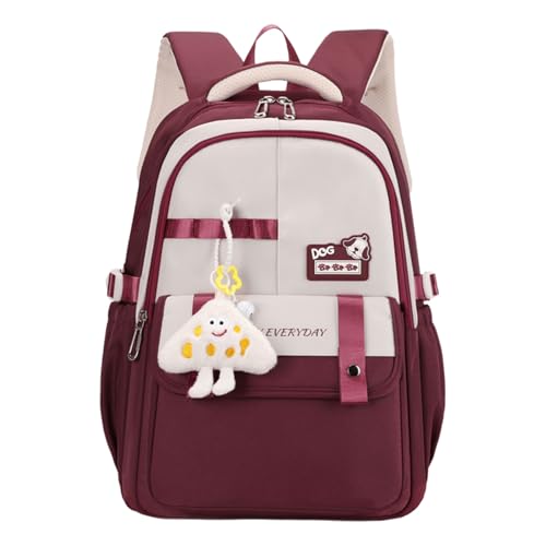 Zkydhbd Rucksack Mit Großer Kapazität Für Jugendliche Mädchen Ästhetische Schultasche Mit Zeichentrickzauber Für Mittlere Und Hohe Schüler Middle Girls Rucksack von Zkydhbd