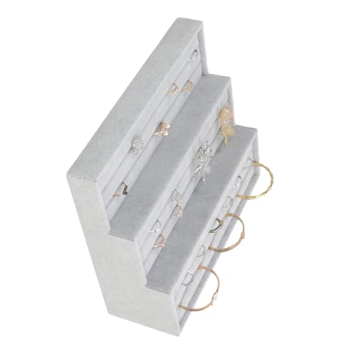 Zkydhbd Schmuckständer Mit Mehreren Stufen Halskette Armband Display Rack Accessoires Präsentation Für Frauen Und Mädchen Abgewinkelte Display Rack von Zkydhbd