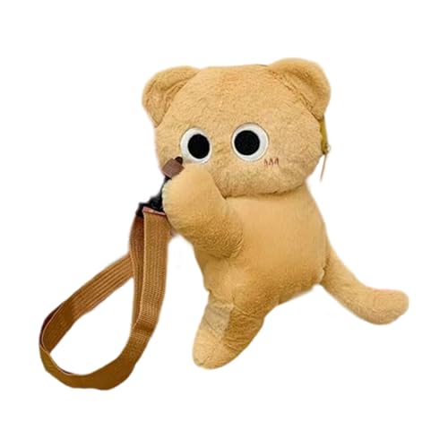 Zkydhbd Schöne Spielzeug Crossbody Geldbörse Multi Funktional Als Begleiter Oder Tasche Stylisches Accessoire Für Frauen Und Mädchen Multi Funktionaler Plüsch Toy Tasche von Zkydhbd