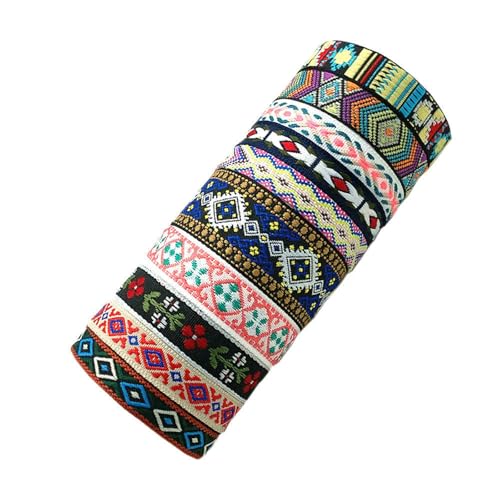 Zkydhbd Set Von 10 Farbenfrohen Gewebten Bohemians Armband Handgewebt von Zkydhbd