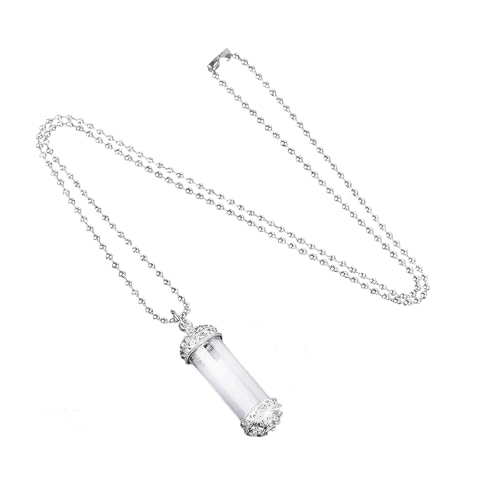 Zkydhbd Shatterproof Parfums Halskette Bequeme Edelstahlkette Für Besondere Anlässe Und Reisen Parfüm Station Halskette Zkydhbd Shatterproof Parfums Halskette Bequeme Edelstahlkette Für Besondere Anlässe Und Reisen Parfüm Station Halskette von Zkydhbd