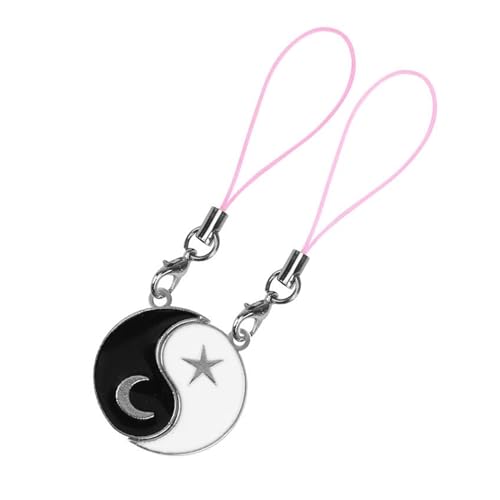 Zkydhbd Star Moon Keychain Und Anhänger Bundle Moderne Freundschaft Keychain Schmuck Set Praktischer Telefon Charme Für Paar Freund Metal Keychain Zkydhbd Star Moon Keychain Und Anhänger Bundle Moderne Freundschaft Keychain Schmuck Set Praktischer Telefon Charme Für Paar Freund Metal Keychain von Zkydhbd