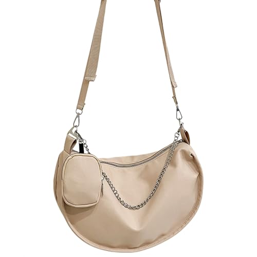 Zkydhbd Stilvolle Einzelschulter Knödel Taschen Nylon Crossbody Geldbörse Satchel Achselstaschen Für Den Täglichen Gebrauch Und Reisen Unisex Casual Bag von Zkydhbd