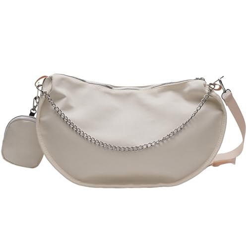 Zkydhbd Stilvolle Einzelschulter Knödel Taschen Nylon Crossbody Geldbörse Satchel Achselstaschen Für Den Täglichen Gebrauch Und Reisen Unisex Casual Bag von Zkydhbd