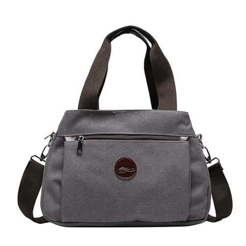 Zkydhbd Stilvolle Frauen Umhängetasche Leinwand Crossbody Taschen Mit Verstellbarem Riemen Lässiger Handtasche Für Verschiedene Tragemöglichkeiten Große Kapazität Geldbörse von Zkydhbd