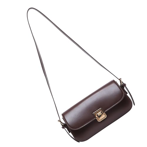 Zkydhbd Stilvolle Handtasche Umhängetaschen PU Leder Achselstärke Geldbörse Damen Satchel Geldbörse Geeignet Für Verschiedene Anlässe Pendlertasche von Zkydhbd