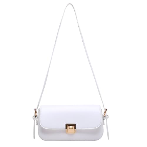 Zkydhbd Stilvolle Handtasche Umhängetaschen PU Leder Achselstärke Geldbörse Damen Satchel Geldbörse Geeignet Für Verschiedene Anlässe Pendlertasche von Zkydhbd