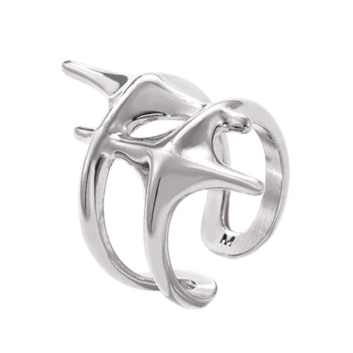 Zkydhbd Stilvolle Kreuze Sternringe Mit Einer Goldenen Stahlbeschichtung Robuster Designs Für Partys Und Besondere Anlässe Glaubensymbol Schmuck Geeignet von Zkydhbd