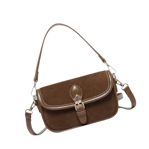 Zkydhbd Stilvolle Kunsttasche Mit Verklagten Faux Verklagten Leder Mit Oberen Für Die Arbeit Und Tägliche Einkäufe Modische Tasche Achselhaut Handtasche von Zkydhbd