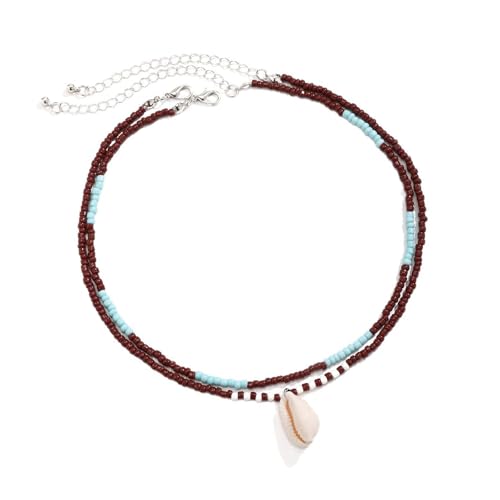 Zkydhbd Stilvolle Perlen Halskette Shell Charme Hals Accessoire Colarmbone Perlen Textur Geeignet Für Den Juwely Des Täglichen Urlaubsstils Geeignet von Zkydhbd