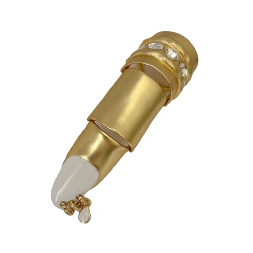 Zkydhbd Stilvolle Punkrock Open Ringe Einzigartige Punkrock Inspirierte Open Ringe Finger Schmücken Für Party Und Casual Wear Trendy Kupferring von Zkydhbd