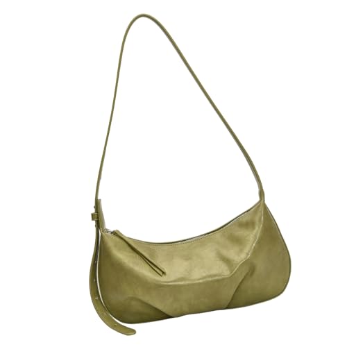Zkydhbd Stilvolle Retro Umhängetasche Geräumige Arbeit Crossbody Geldbörse PU Leder Achselbeutel Satchel Für Frauen Büro Pendelverkehrsgeräumter Pendlertasche Mit Verstellbarem Riemen von Zkydhbd