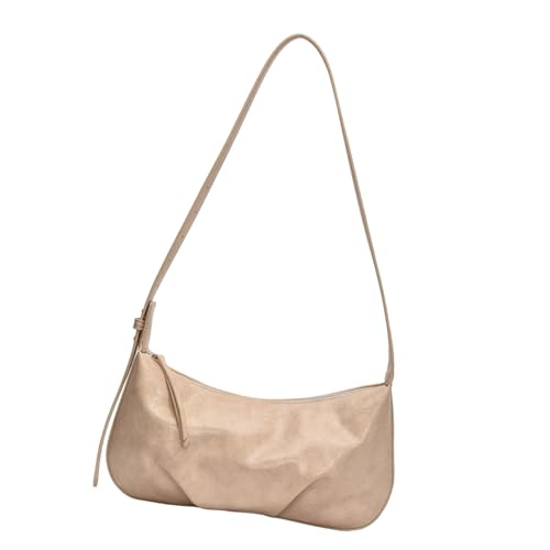 Zkydhbd Stilvolle Retro Umhängetasche Geräumige Arbeit Crossbody Geldbörse PU Leder Achselbeutel Satchel Für Frauen Büro Pendelverkehrsgeräumter Pendlertasche Mit Verstellbarem Riemen von Zkydhbd