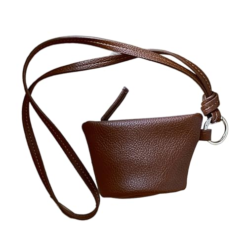Zkydhbd Stilvolle Schlüsselbeutel Münzgrundbeutel Mit Verstellbarem Nacken Lanyard PU Wechsel Geldbörse Für Tägliche Verwendung Schlüsselbeutel von Zkydhbd