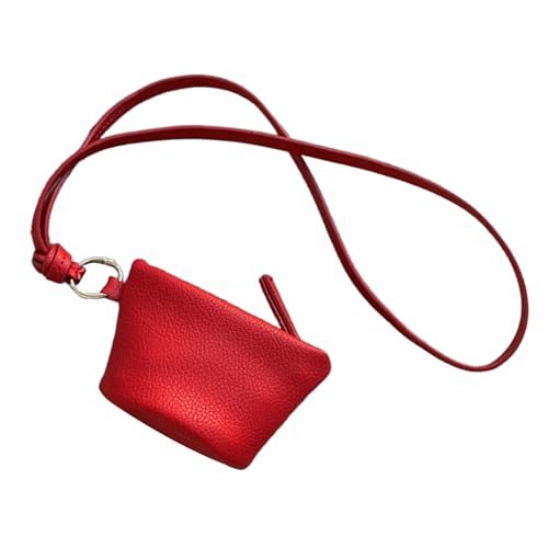 Zkydhbd Stilvolle Schlüsselbeutel Münzgrundbeutel Mit Verstellbarem Nacken Lanyard PU Wechsel Geldbörse Für Tägliche Verwendung Schlüsselbeutel von Zkydhbd