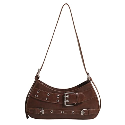 Zkydhbd Stilvolle Schnalle Umhängetasche Für Frau Handtasche Geldbeutel Mode Unterarm Retro Achselhöhle Einkaufen Frauen Achselschnallen Schnalle Handtasche All Matching Schulter Unterarm von Zkydhbd