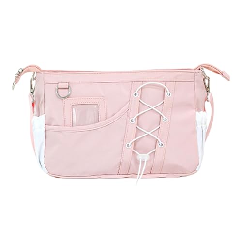 Zkydhbd Stilvolle Umhängetasche Reißverschlüsse Storage Star Itabag Mit Verstellbarem Riemen Für Schüler Pendler Und Reisende Draw String Crossbody Schöne Itabag Mode Schulter Für Stecknadel Display von Zkydhbd