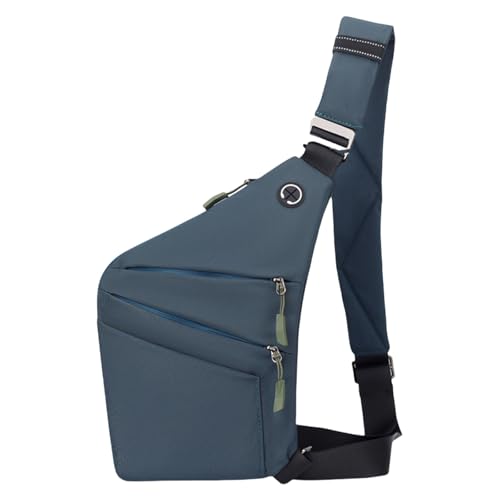 Zkydhbd Stilvolle Und Sichere Brusttasche Für Männer Mit Mehreren Taschen Und Ein Verstellbarem Gurt Nylon Crossbody Taschen Umhängetaschen Kompakte Reise Umhängetasche von Zkydhbd
