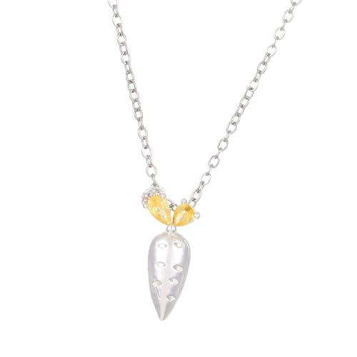 Zkydhbd Stilvoller Pendellanhänger Halskette Tragbare Kreuze Anhänger Halskette Schmuck Für Frauen Mit Einzigartigem Tincone Design Schmuck von Zkydhbd