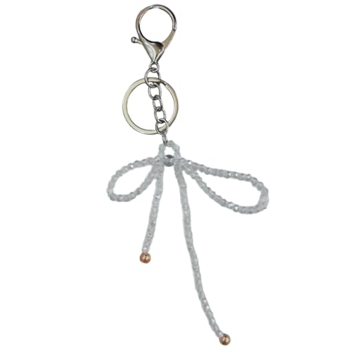 Zkydhbd Stylischer Bowknot Mobiltelefon Charme Perlen Verzierungen Schlüsselbundschlüsselungsbeutel Accessoire Für Mode Enthusiasten Accessoire Keychain von Zkydhbd