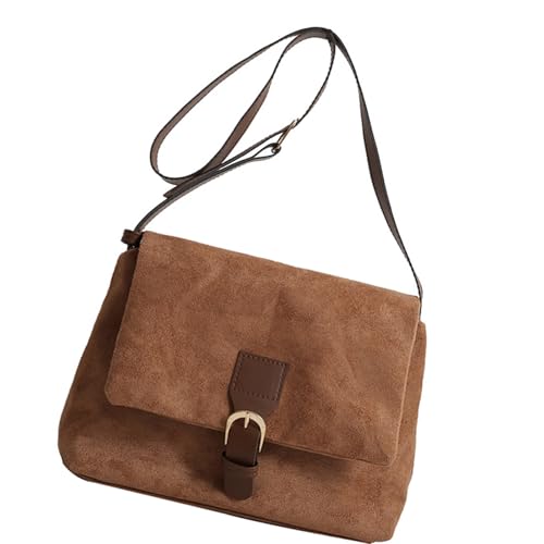 Zkydhbd Stylish Casual Aberarm Bag PU Leder Umhängetaschen Funktionale Handtasche Großer Kapazität Verstellbarer Riemen Für Tägliche Gebrauchsquadratte Handtasche von Zkydhbd