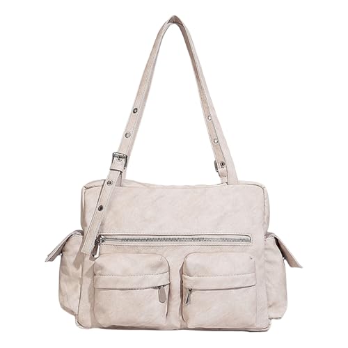 Zkydhbd Tragbare Frauenbeutel Für Winter Große Kapazität Umhängetaschen PU Leder Achselstasche Pendeln Handtasche Achselstasche von Zkydhbd