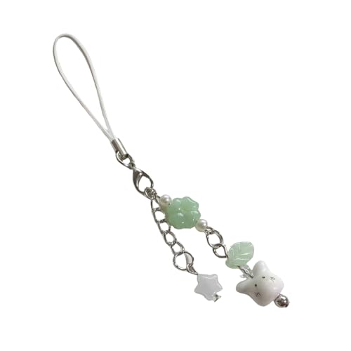 Zkydhbd Tragbare Perlenkaninchen Telefon Charme Handgefertigte Tierschlüsselhalter Stylish Accessoire Für Erwachsene Erwachsene Freizeitgebrauch Handgefertigte Perlenkaninchen Charme von Zkydhbd