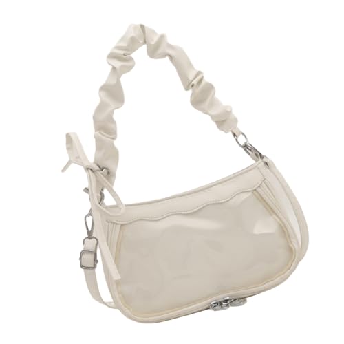 Zkydhbd Trende Effekt Handtasche Mit Gerissenem Detail Umhängetasche PU Leder Achselbindungsasche Für Freizeitreisen Und Tägliche Verwendung Tintenfärbemitteltasche von Zkydhbd