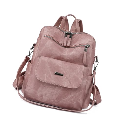 Zkydhbd Trendy Damen PU Leder Rucksack Geldbeutel Mit Reichlich Speicherplatz Für Studenten Professionelle Oder Reisende Ladies Leder Rucksack Geeignet von Zkydhbd