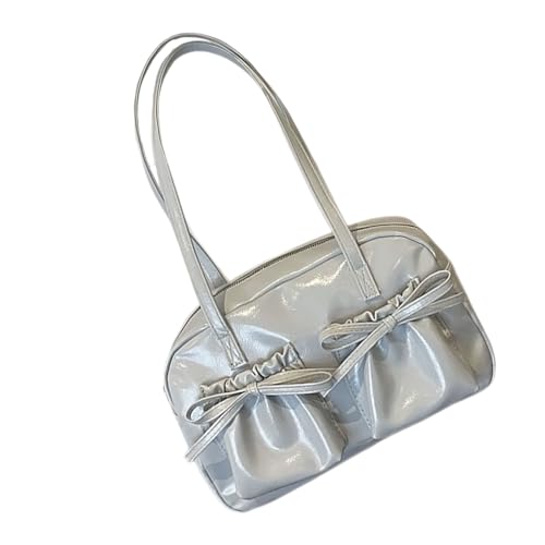 Zkydhbd Trendy Damen Unterarmtasche Bögen Umhängetasche PU Achselhöhlengeldbeutel Elegante Handtasche Für Den Täglichen Gebrauch Und Besondere Anlässe Bögen Geldbörse Für Frauen von Zkydhbd