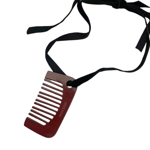 Zkydhbd Unisex Comb Anhänger Halskette Mit Langem String Stilvoller Nackenschmuck Perfekt Für Tägliche Kleidung Und Partys Tragen Spezialanlässe Halskette von Zkydhbd