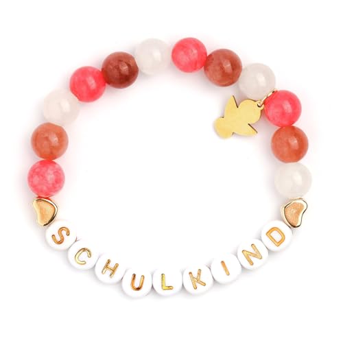 Zkydhbd Verstellbares Charmearmband Mit Brief Perlen Charme Perlen Armreif Acrylschmuck Geschenk Für Lässige Tägliche Tägliche Bunte Brief Perlenschmuck Für Teenager von Zkydhbd