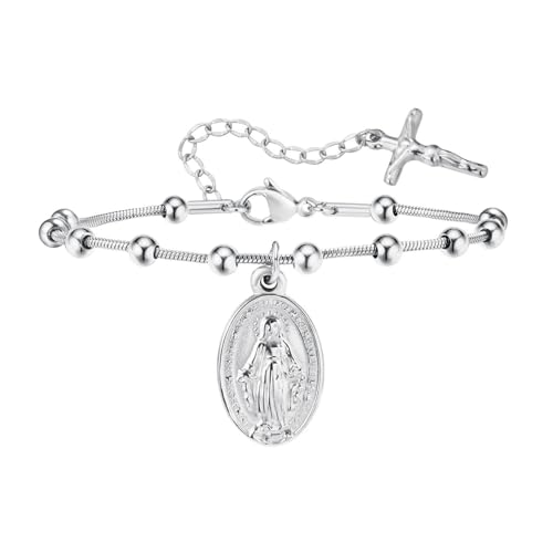 Zkydhbd Vintage Minimalistische Frauen Armband Mit Schlangenkette Und Rosenkranzperlen Legierungsschmuck Kette Armband Für Jeden Anlass Vintage Charme von Zkydhbd