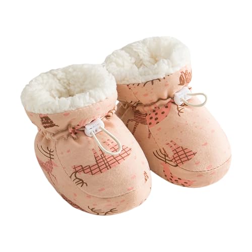 Zkydhbd Vorkern Krippenschuhe Gedrucktes Muster Baby Winter Sneaker Für 0-6 Monate Weiche Sohlen Erste Wanderschuhe Neugeborene Babyschuhe von Zkydhbd