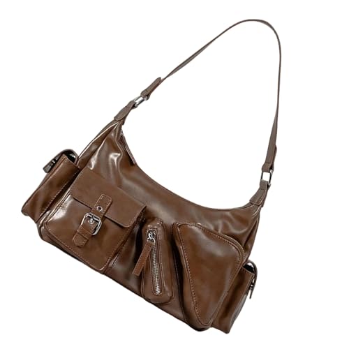 Zkydhbd Zarte Frauenhandtasche Weiche PU Leder Achselhöhlen Tasche Und Umhängetaschen Satchel Party Unterarm Geldbörse Für Alltägliche Stile Elegante Tasche von Zkydhbd