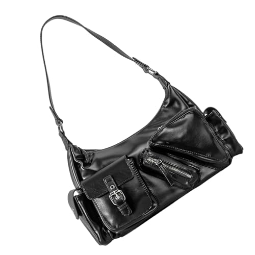 Zkydhbd Zarte Frauenhandtasche Weiche PU Leder Achselhöhlen Tasche Und Umhängetaschen Satchel Party Unterarm Geldbörse Für Alltägliche Stile Elegante Tasche von Zkydhbd