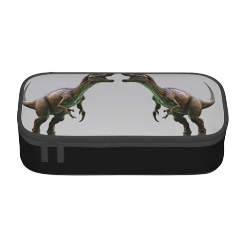 Zkyfll Federmäppchen, Motiv: Dinosaurier-Modelle 04, großes Fassungsvermögen, tragbar, Make-up-Tasche, Kosmetiktasche von Zkyfll