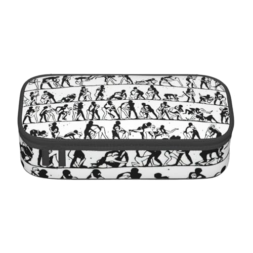 Zkyfll Ringer Sport Druck große Kapazität Schlamperetui Organizer Tragbare Tasche Kulturbeutel Kosmetiktasche von Zkyfll